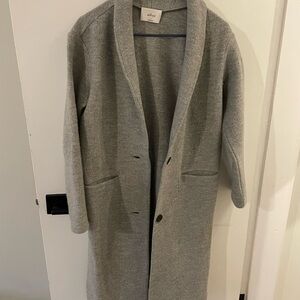 Wilfred Elegant Gray Trench Coat